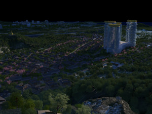 City night scene 3Dモデル