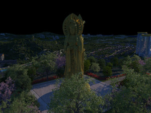 Avalokitesvara 3D-Modell