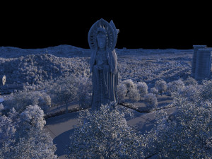 Avalokitesvara 3D-Modell