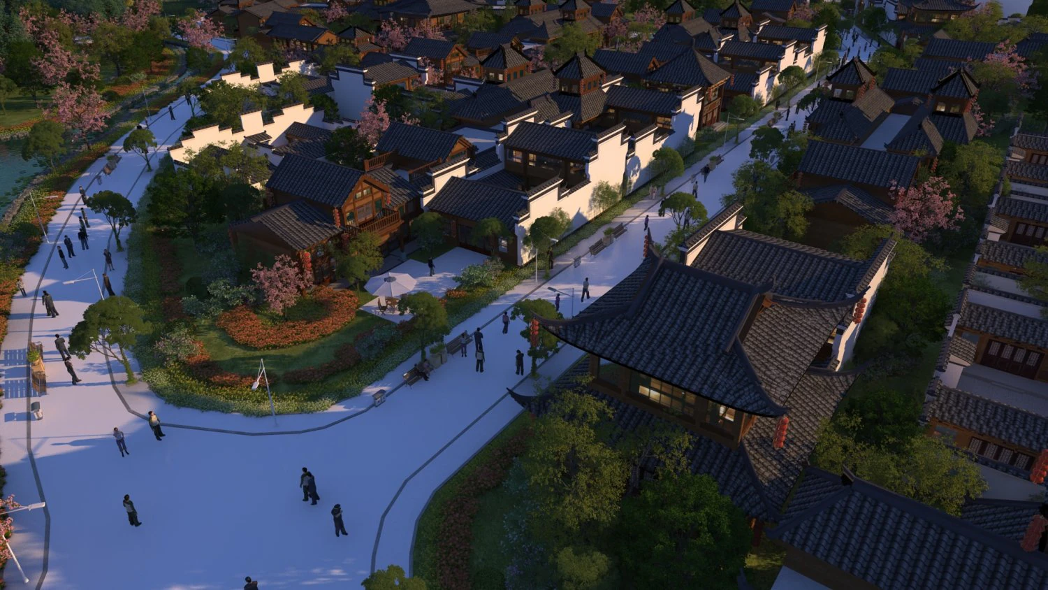 Ancient town 3D Model .c4d .max .obj .3ds .fbx .stl .blend 
