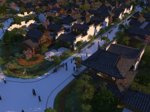 Ancient town 3D Model