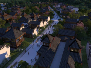 Ancient town 3D Model