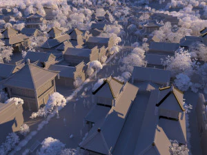Ancient town 3D Model