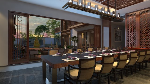Villa 3D 模型 .c4d .max .obj .3ds .fbx .stl .blend