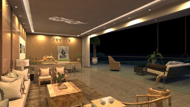 Balcony Modelo 3D .c4d .max .obj .3ds .fbx .stl .blend 