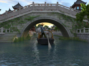 Ancient town 3D Model