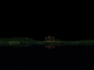 City night scene 3D Model