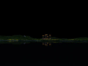 City night scene 3D Model