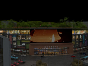 Shopping center 3D Model