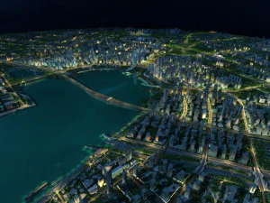 Cityscape 3D Model