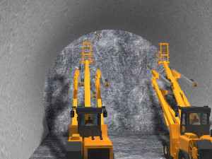 Tunnel car Modelo 3D