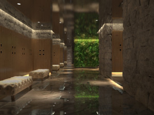 Locker room Modelo 3D