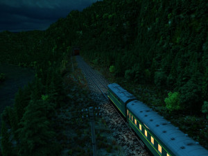 Train Modèle 3D