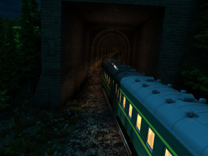 Train Modèle 3D