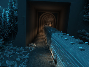 Train Modèle 3D