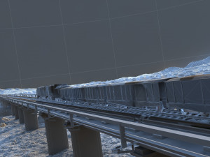 Train 3D 모델