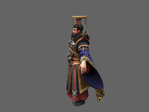 Ancient emperor 3D Model