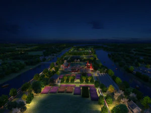 City night view 3D Model