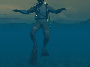 Diver 3D Model