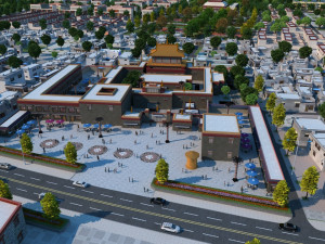 Tibetan architecture Modelo 3D