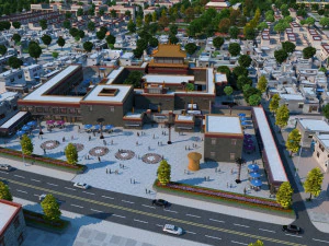 Tibetan architecture 3D Model