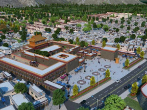 Tibetan architecture 3D Model