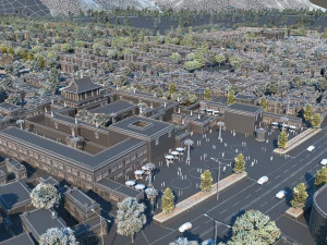 Tibetan architecture 3D Model