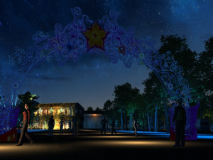 City night view Modelo 3D