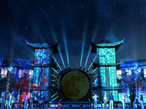 City night view 3D Model