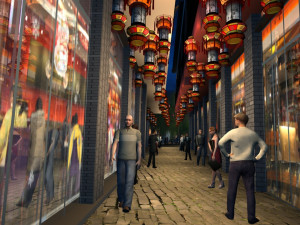 City night view 3D Model