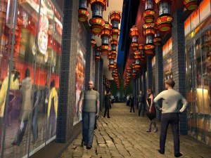 City night view 3D Model