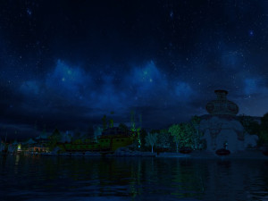 City night view 3D 模型