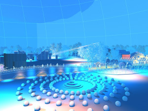 City night view 3D 模型