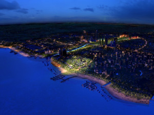 City night view Modèle 3D