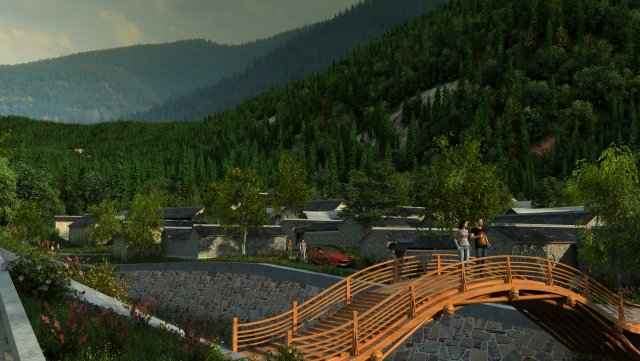 Rural 3D 模型 .c4d .max .obj .3ds .fbx .stl .blend