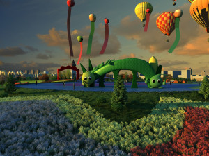 Square 3D Model