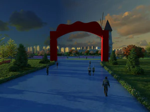 Square 3D Model