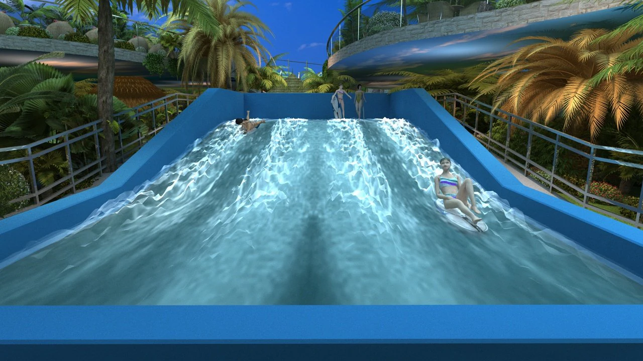 Resort 3D Model .c4d .max .obj .3ds .fbx .stl .blend 