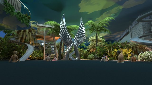 Resort 3D Модель .c4d .max .obj .3ds .fbx .stl .blend 