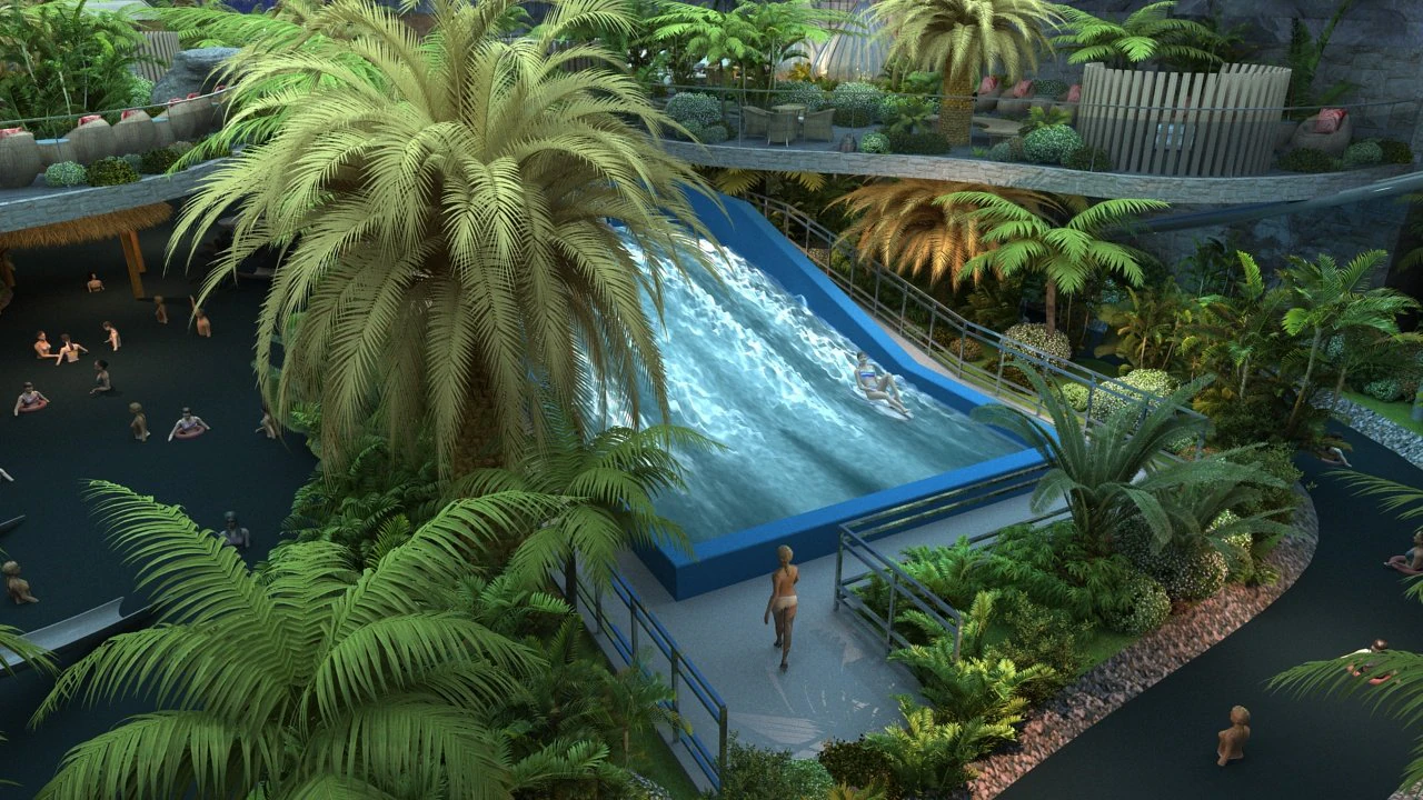 Resort 3D Model .c4d .max .obj .3ds .fbx .stl .blend 