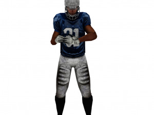 Rugby player Modello 3D