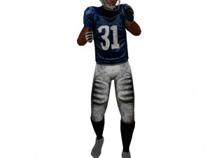 Rugby player Modello 3D