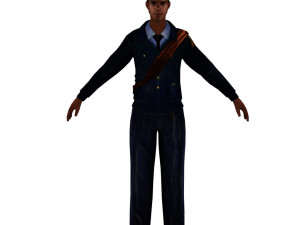 Policemen 3D Model