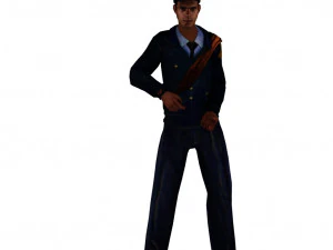 Policemen 3D Model
