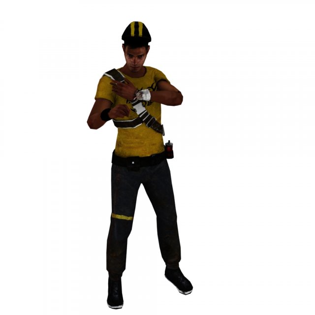 Athlete 3D Model .c4d .max .obj .3ds .fbx .stl .blend 