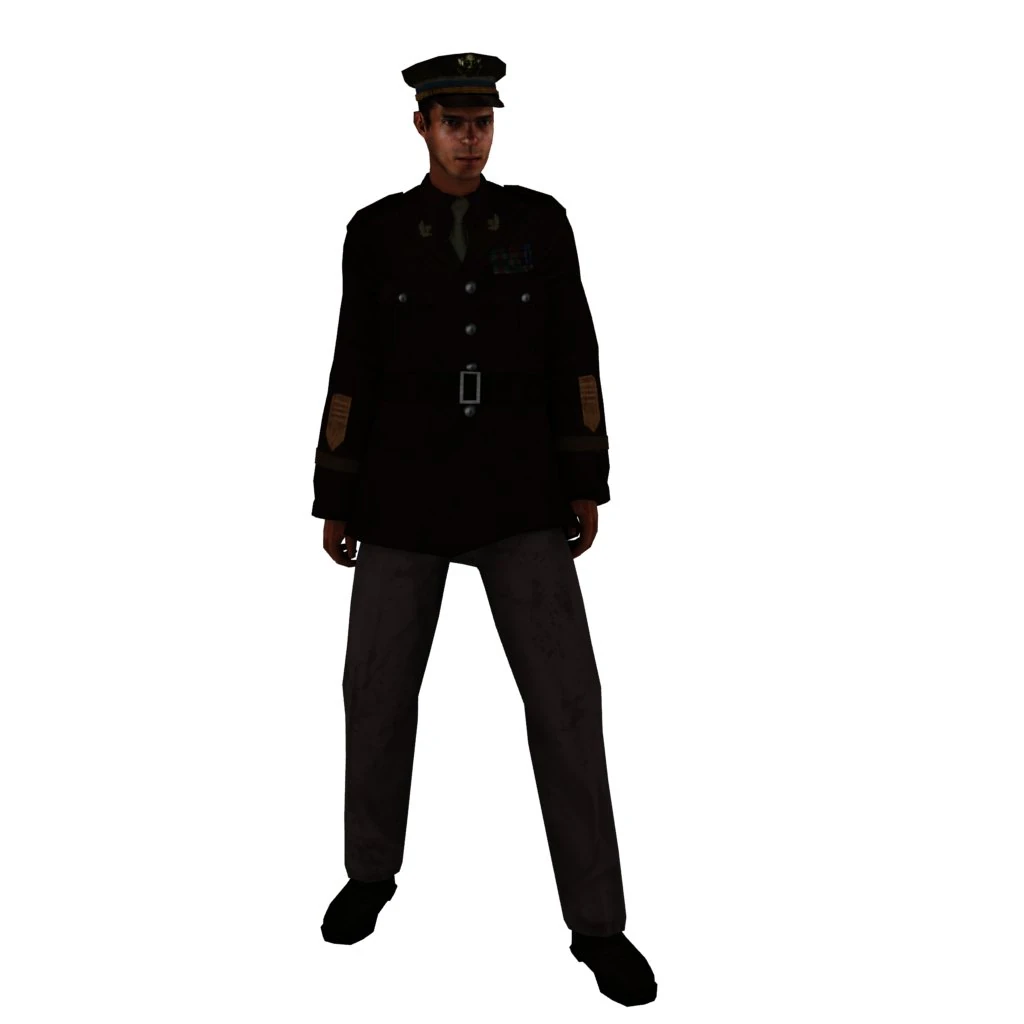 Policemen 3D Model .c4d .max .obj .3ds .fbx .stl .blend 