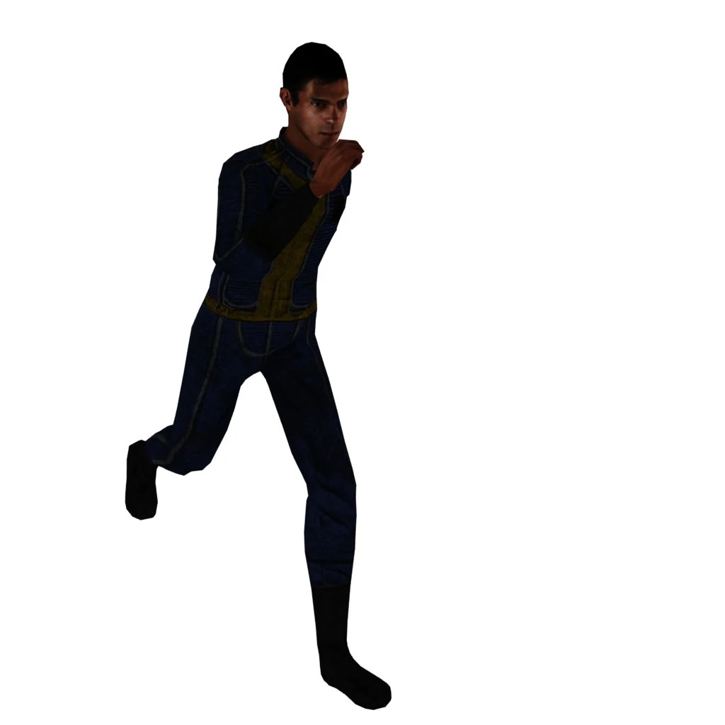 Athlete 3D Model .c4d .max .obj .3ds .fbx .stl .blend 
