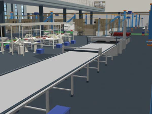 Factory 3D Model