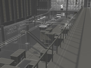 Factory 3D Model