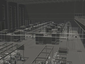Factory 3D Model